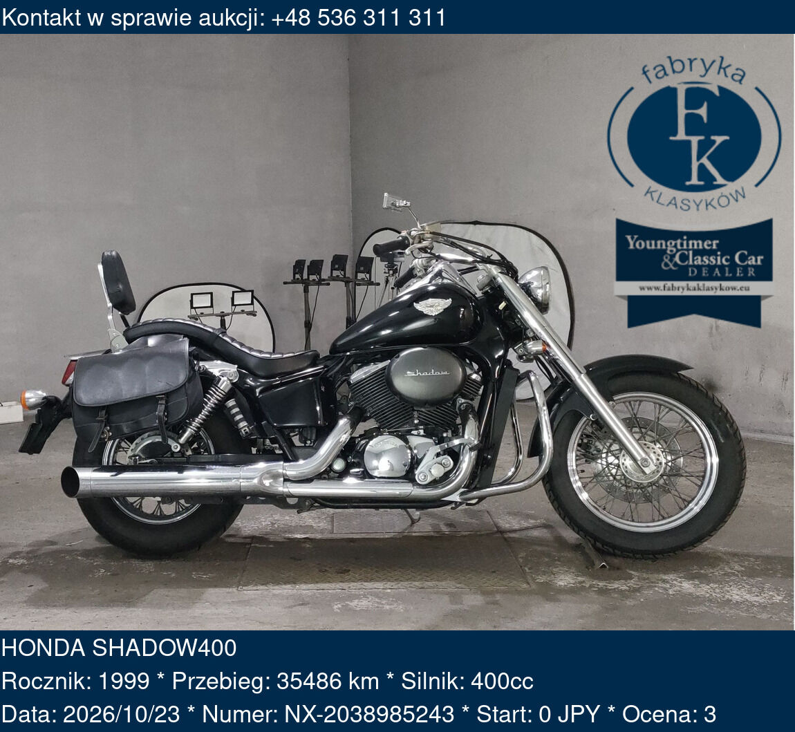 HONDA SHADOW400 1999 - zdjęcie 2