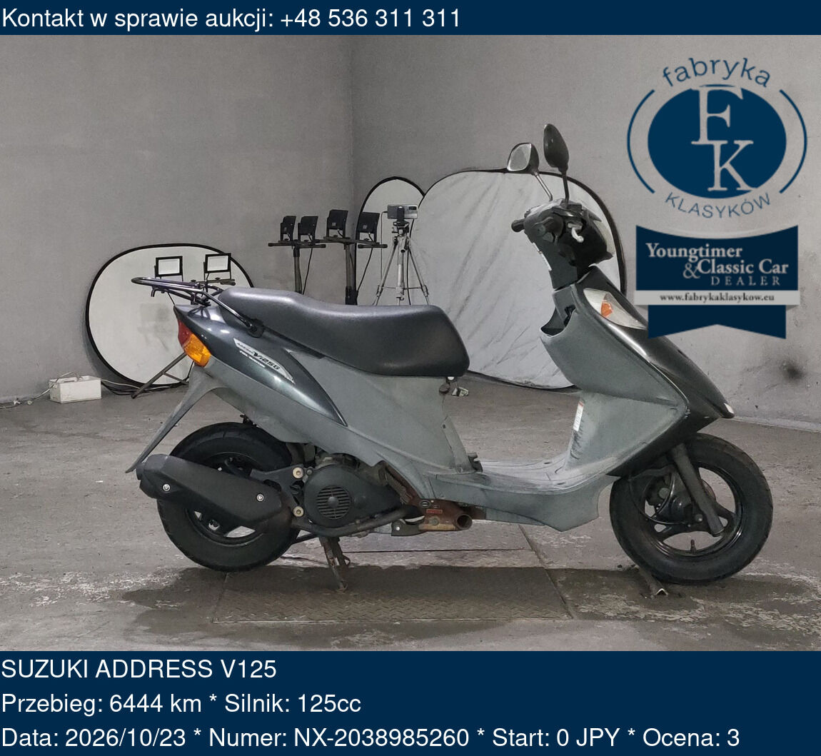 SUZUKI ADDRESS V125 - zdjęcie 2