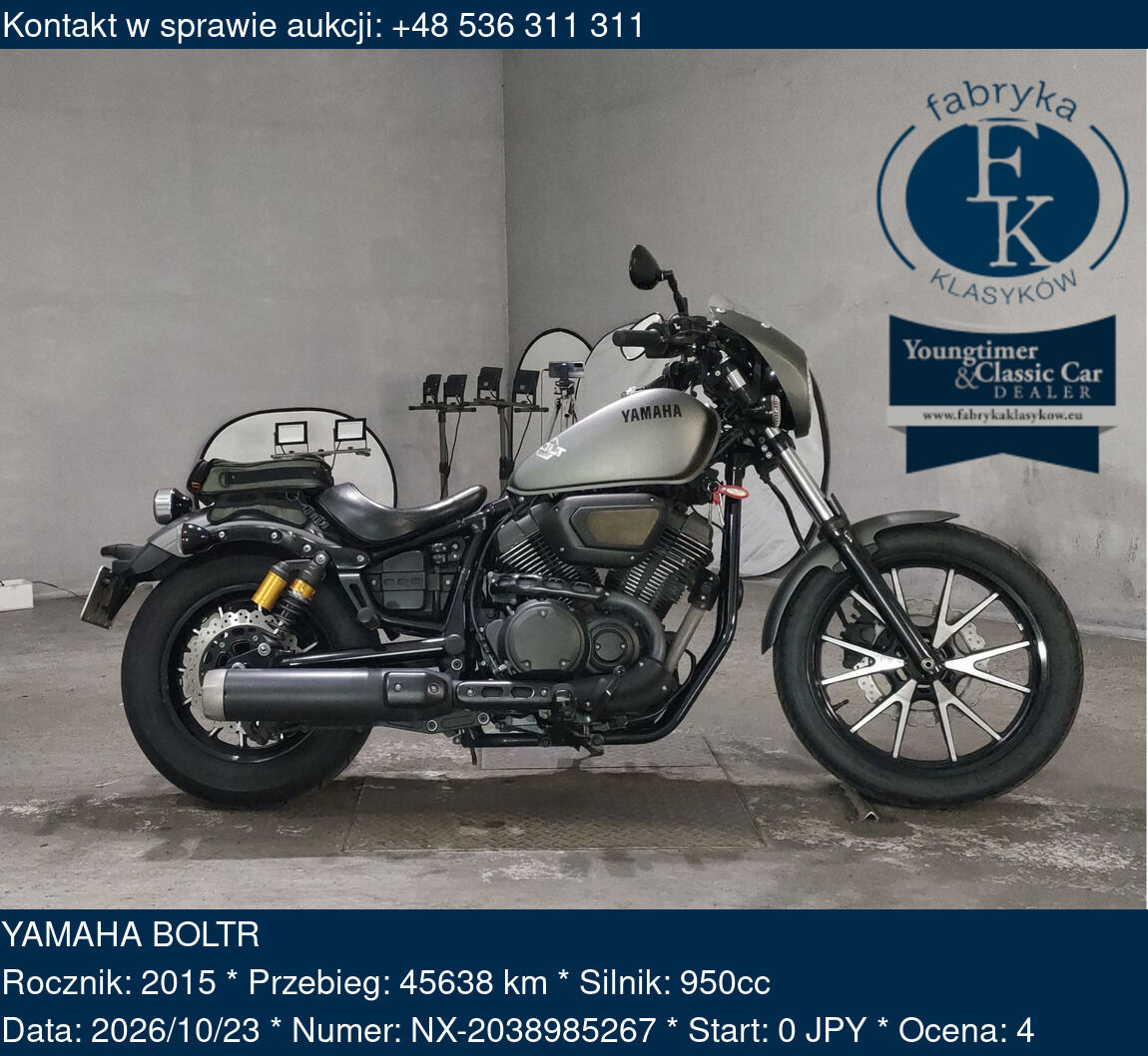 YAMAHA BOLTR 2015 - zdjęcie 2