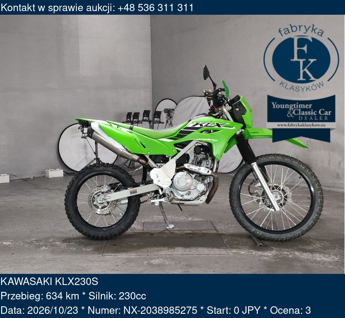 KAWASAKI KLX230S  - zdjęcie 3