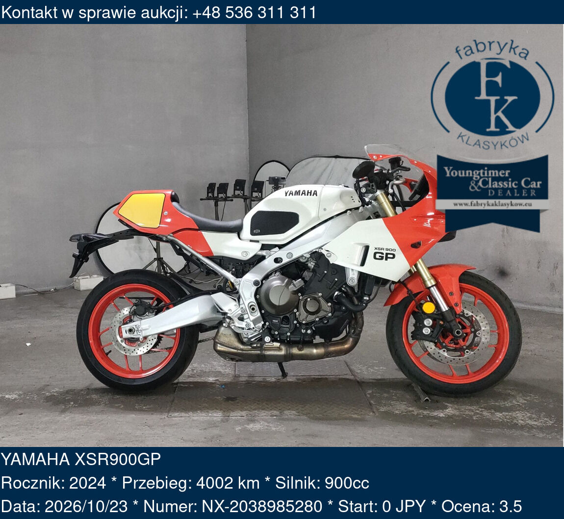 YAMAHA XSR900GP 2024 - zdjęcie 3