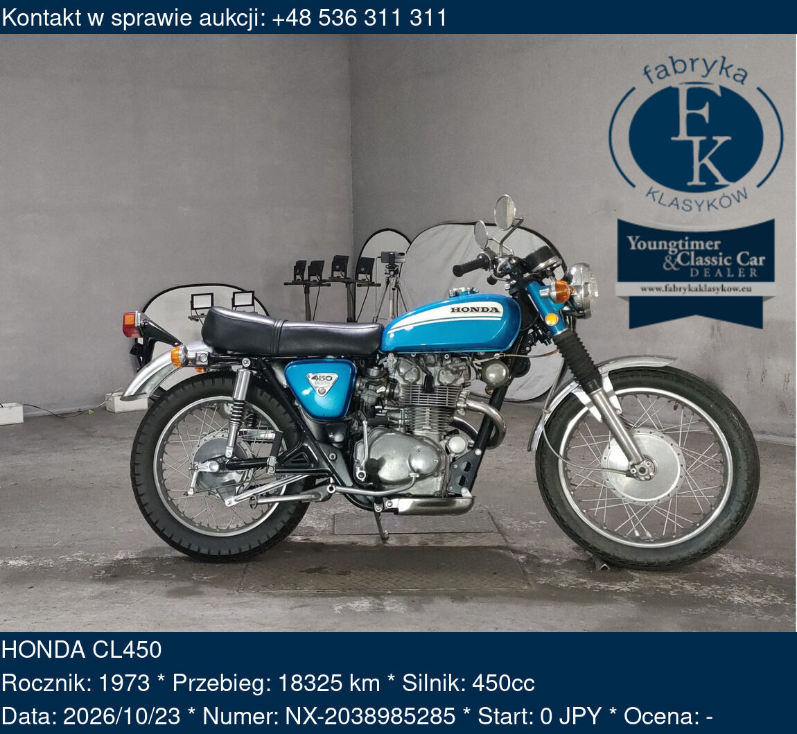 HONDA CL450 1973 - zdjęcie 2