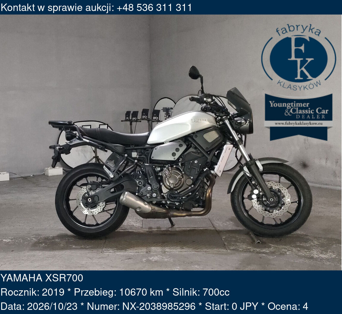 YAMAHA XSR700 2019 - zdjęcie 2