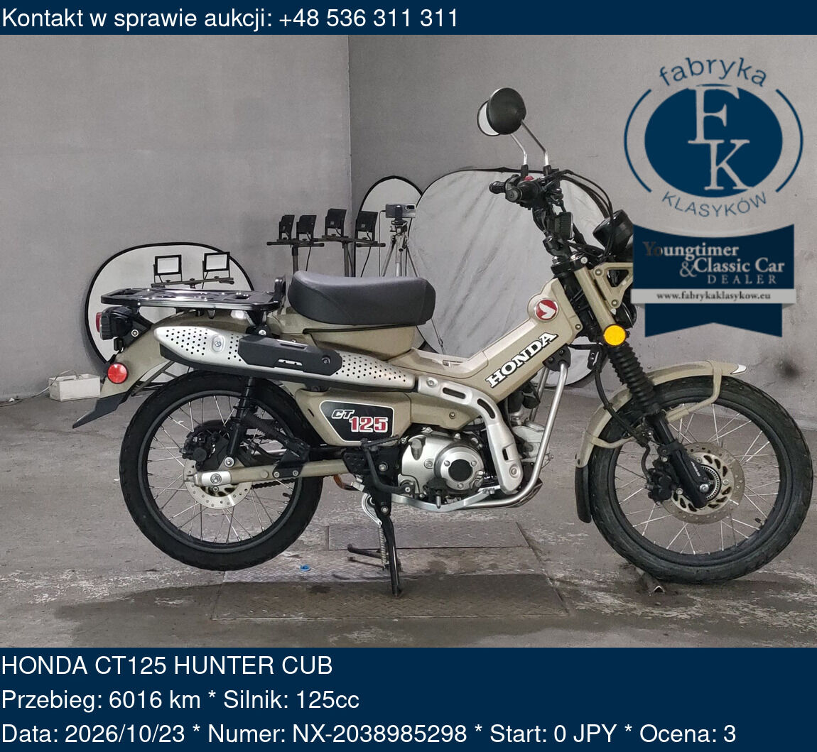 HONDA CT125 HUNTER CUB  - zdjęcie 2