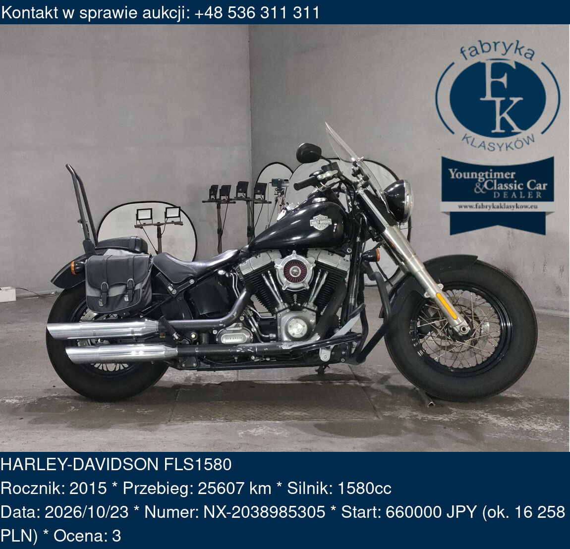 HARLEY-DAVIDSON FLS1580 2015 - zdjęcie 2