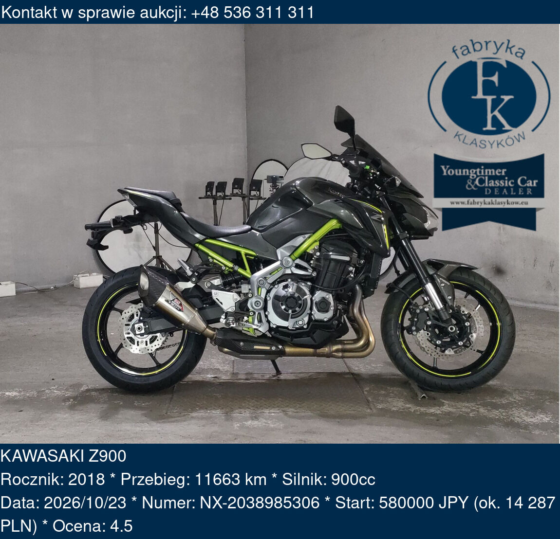 KAWASAKI Z900 2018 - zdjęcie 2