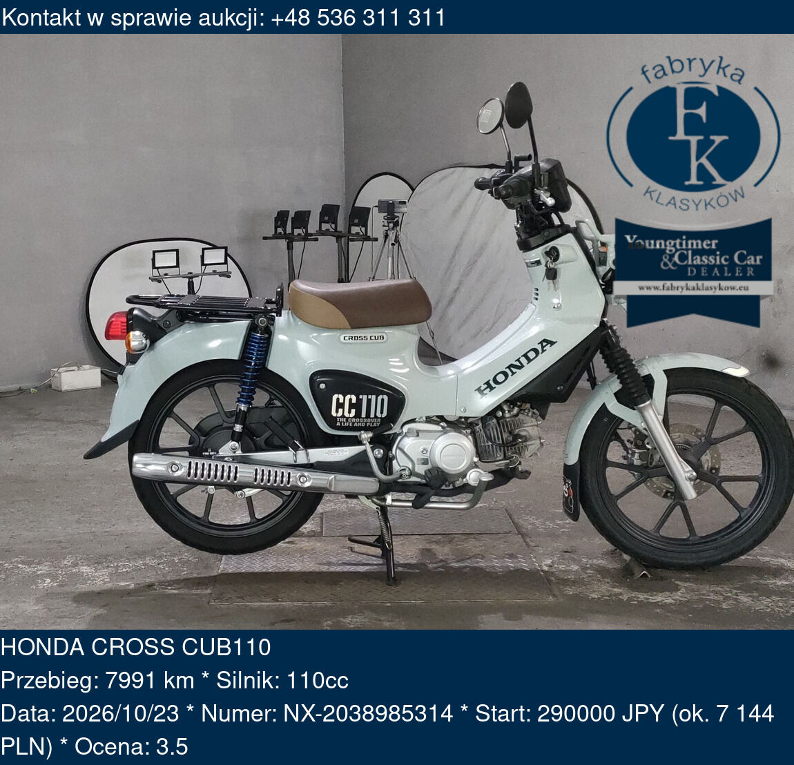 HONDA CROSS CUB110  - zdjęcie 2