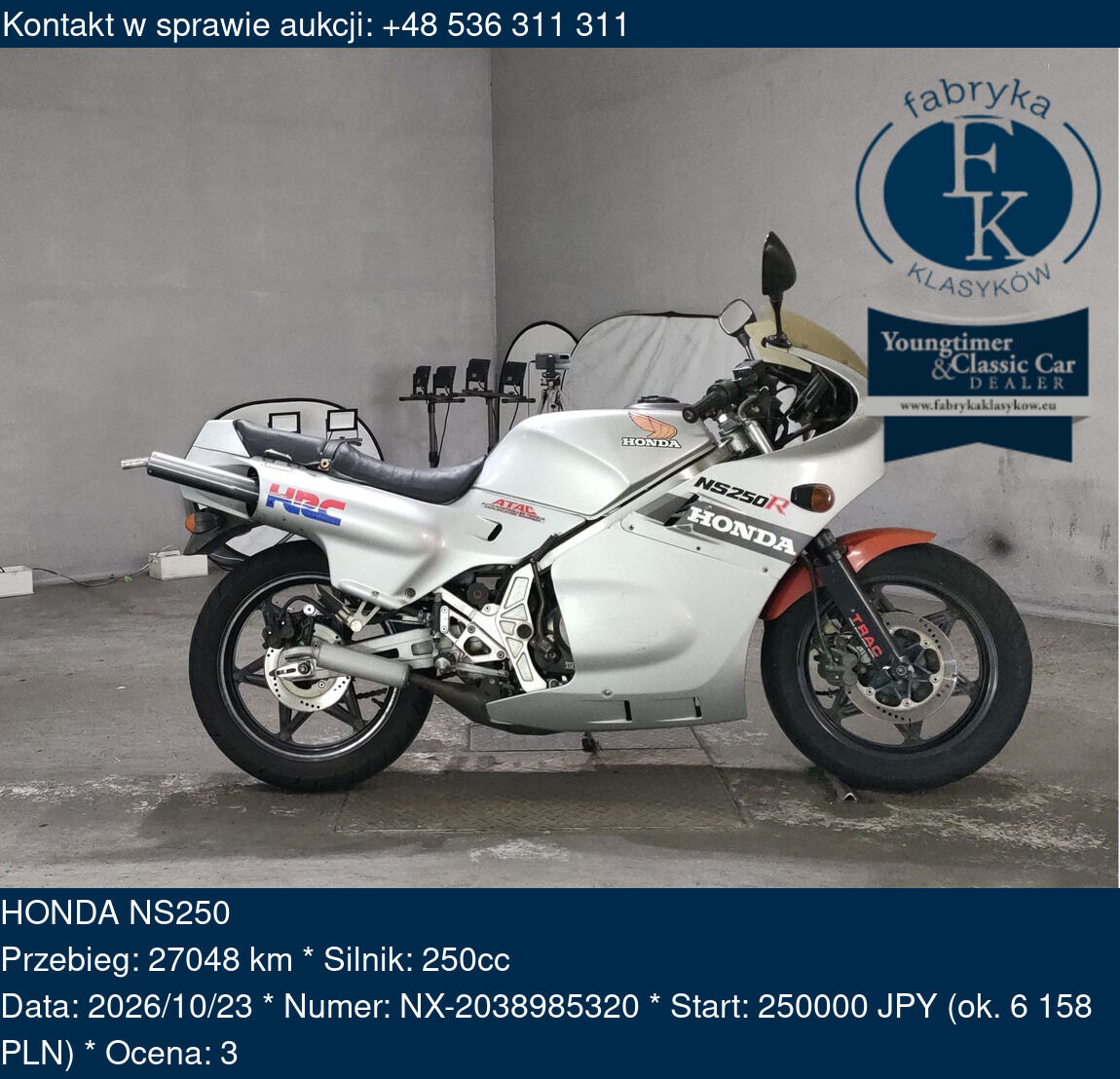HONDA NS250  - zdjęcie 2