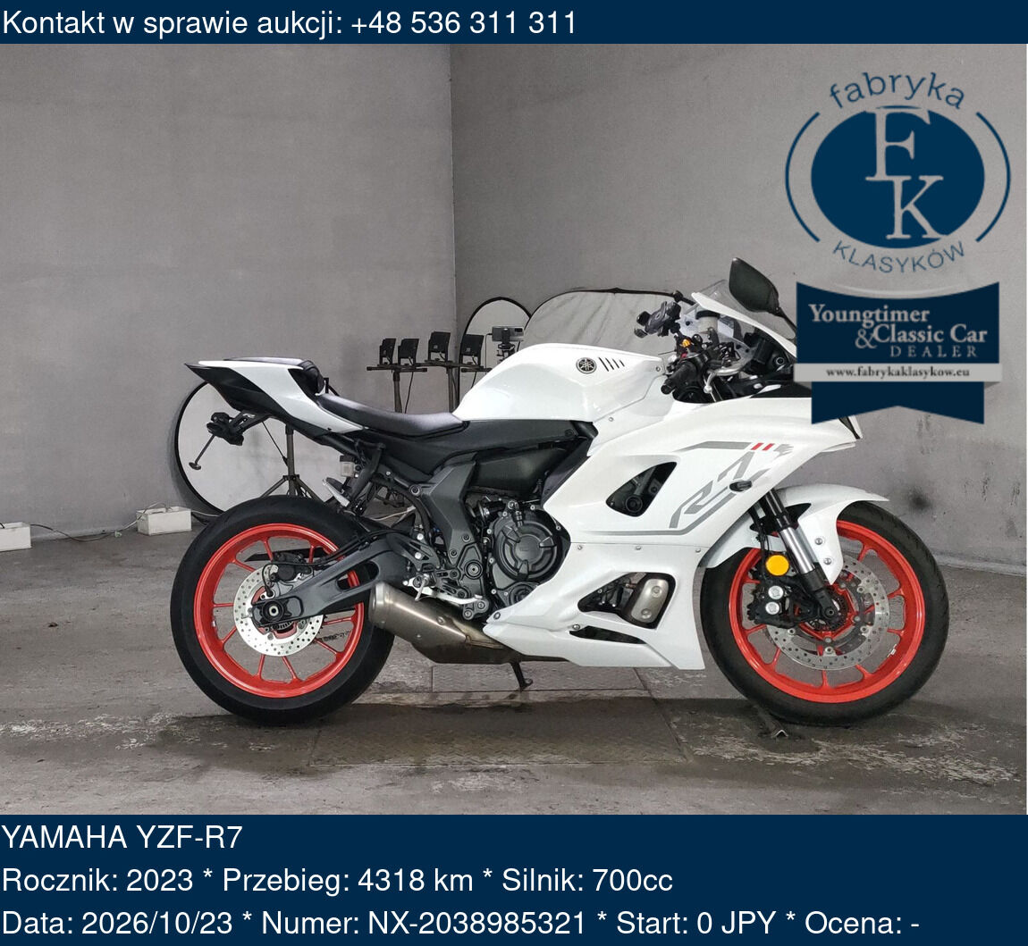 YAMAHA YZF-R7 2023 - zdjęcie 2