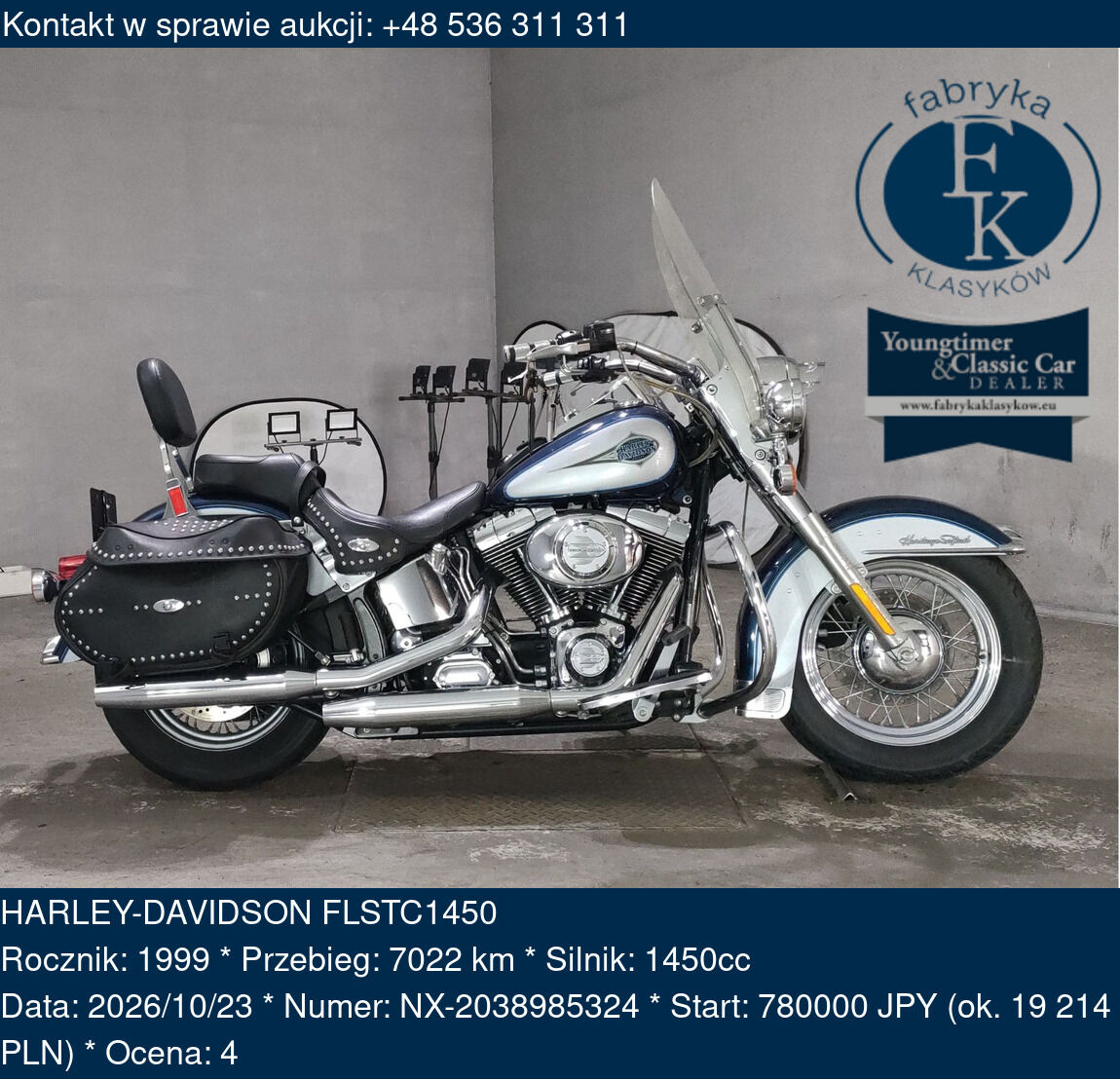 HARLEY-DAVIDSON FLSTC1450 1999 - zdjęcie 2