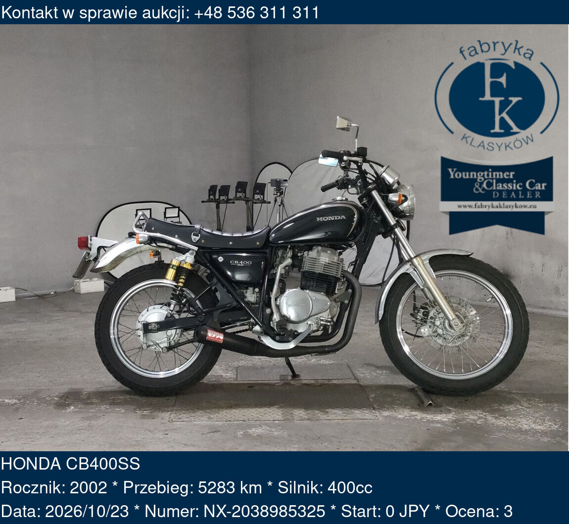 HONDA CB400SS 2002 - zdjęcie 2