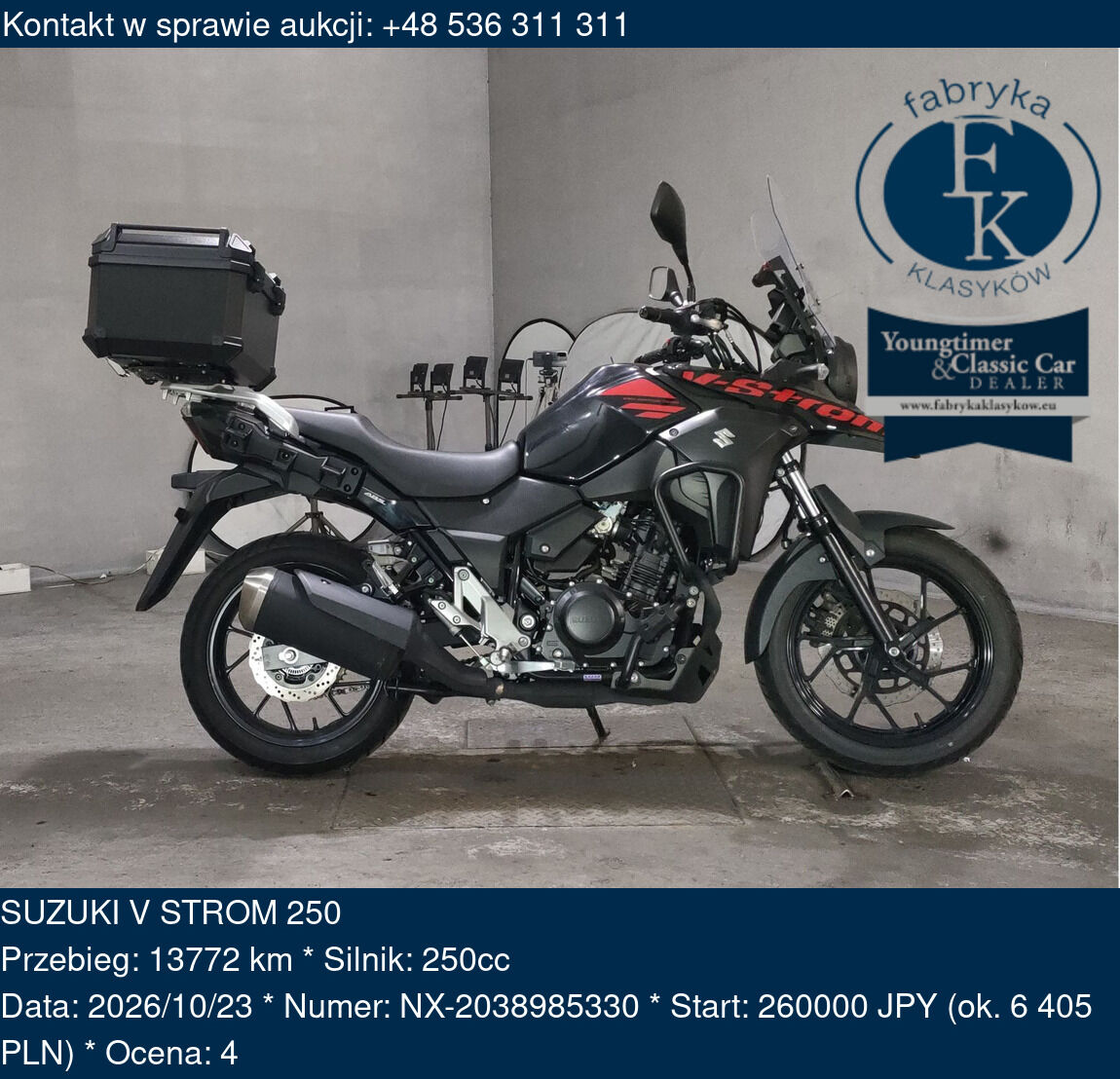 SUZUKI V STROM 250  - zdjęcie 3