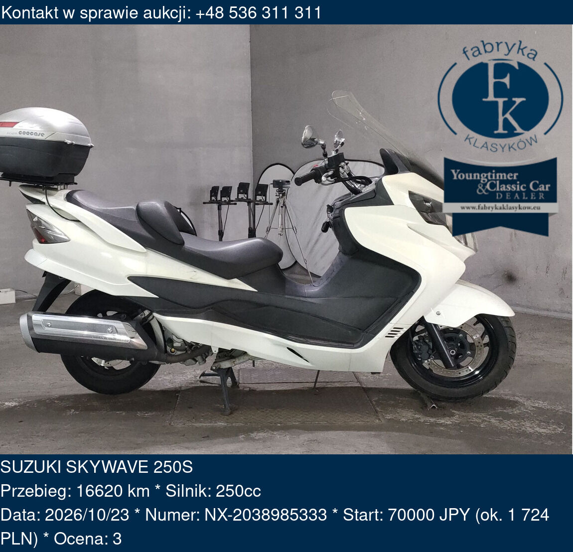 SUZUKI SKYWAVE 250S  - zdjęcie 3