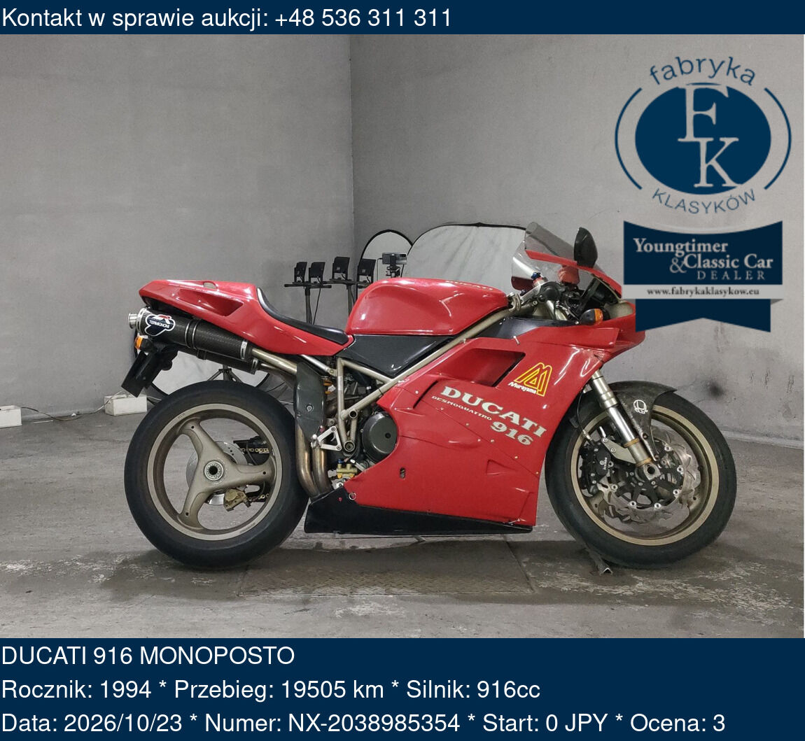 DUCATI 916 MONOPOSTO 1994 - zdjęcie 2
