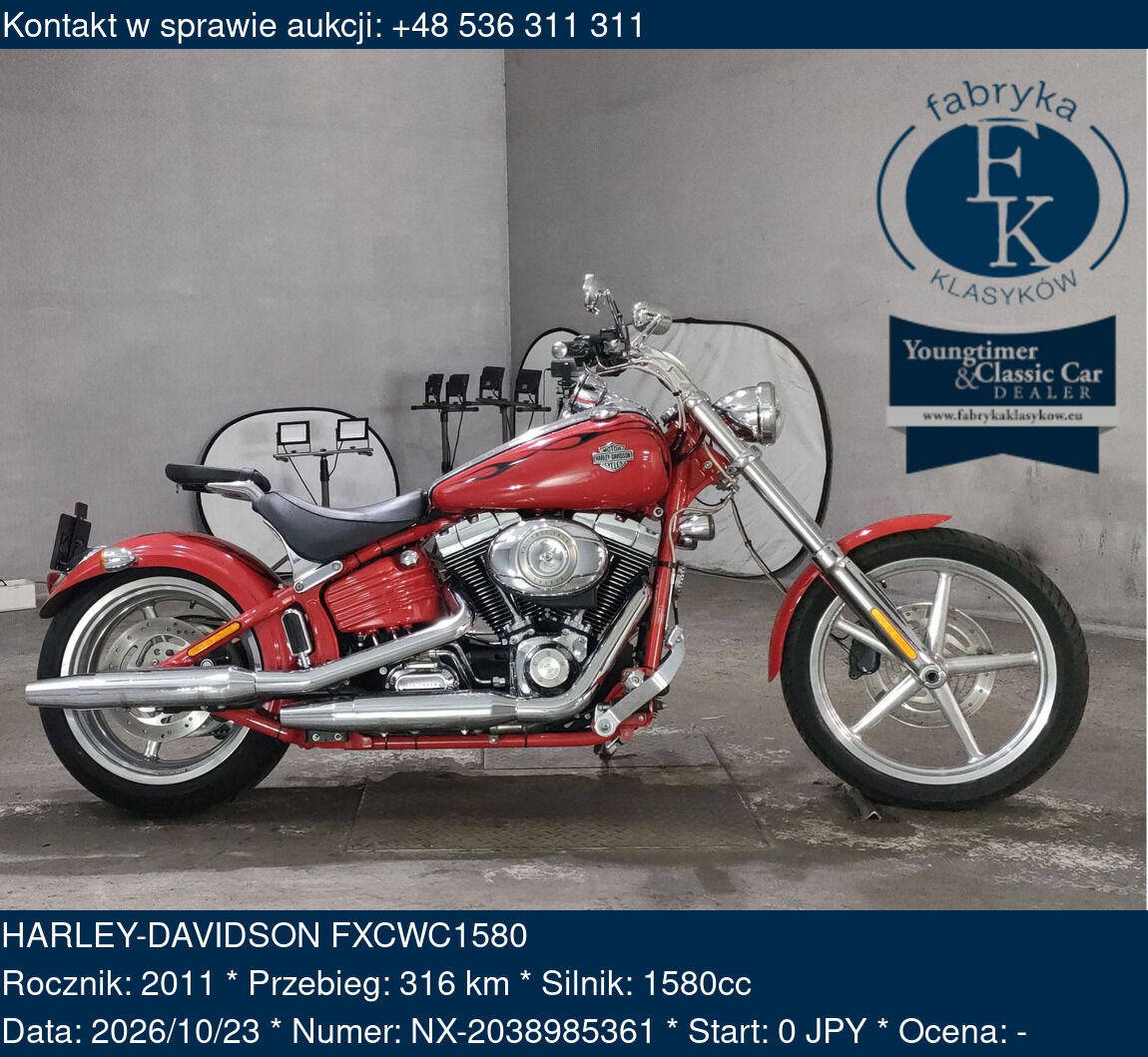 HARLEY-DAVIDSON FXCWC1580 2011 - zdjęcie 2