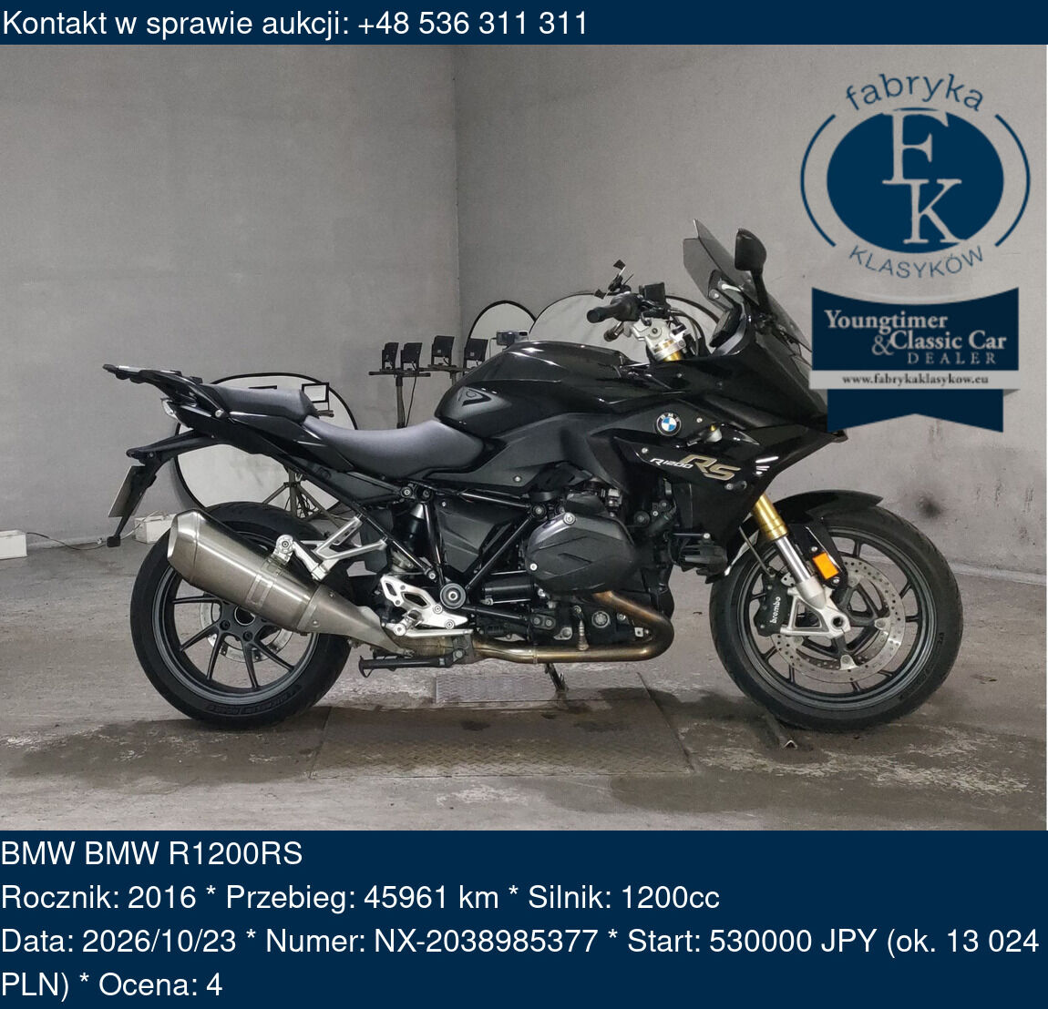 BMW BMW R1200RS 2016 - zdjęcie 2