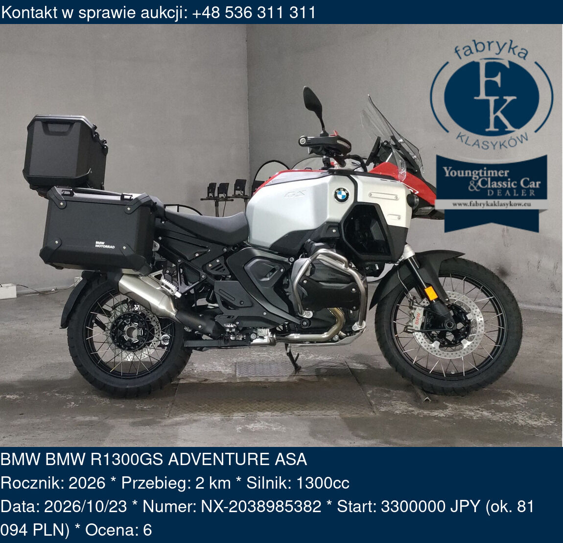 BMW BMW R1300GS ADVENTURE ASA 2026 - zdjęcie 2