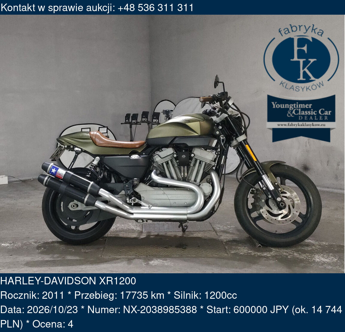 HARLEY-DAVIDSON XR1200 2011 - zdjęcie 2