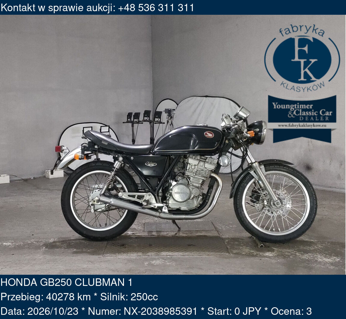 HONDA GB250 CLUBMAN 1  - zdjęcie 2