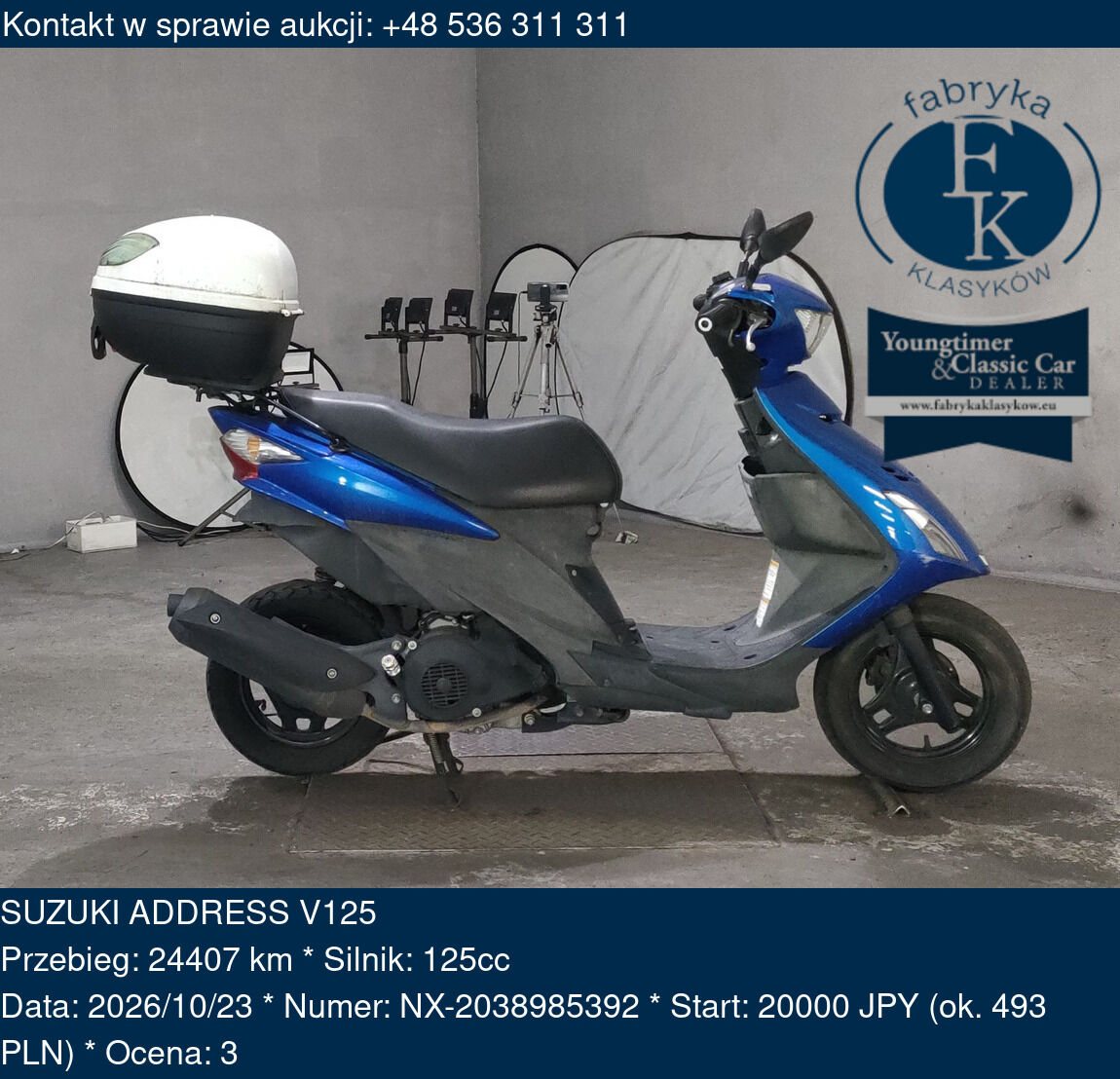 SUZUKI ADDRESS V125 - zdjęcie 2