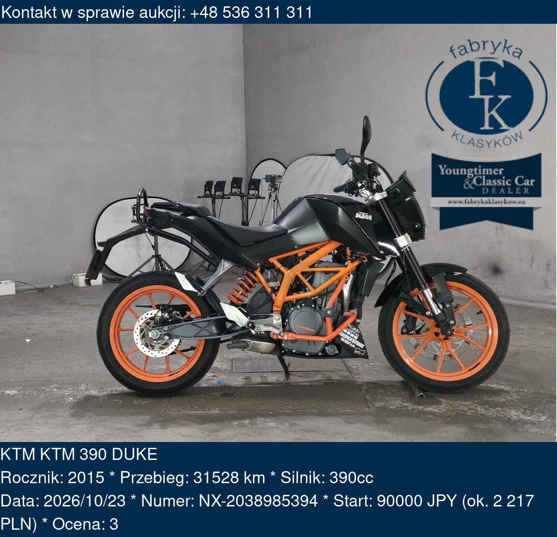 KTM KTM 390 DUKE 2015 - zdjęcie 2