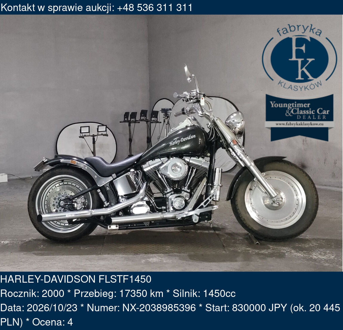 HARLEY-DAVIDSON FLSTF1450 2000 - zdjęcie 2