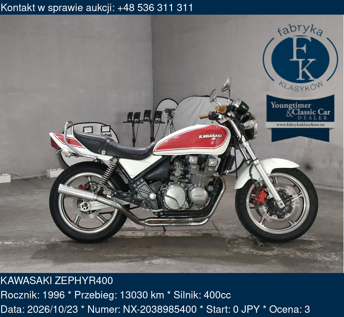 KAWASAKI ZEPHYR400 1996 - zdjęcie 2