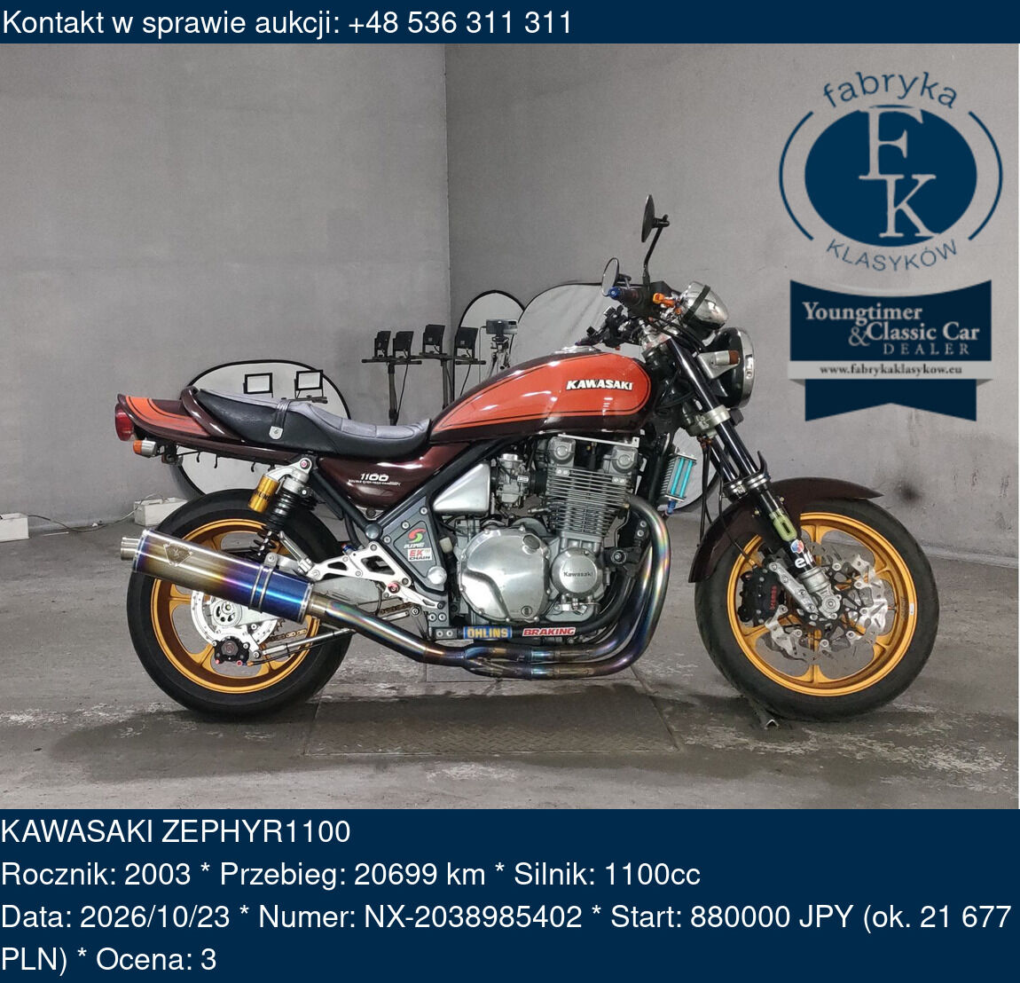 KAWASAKI ZEPHYR1100 2003 - zdjęcie 2