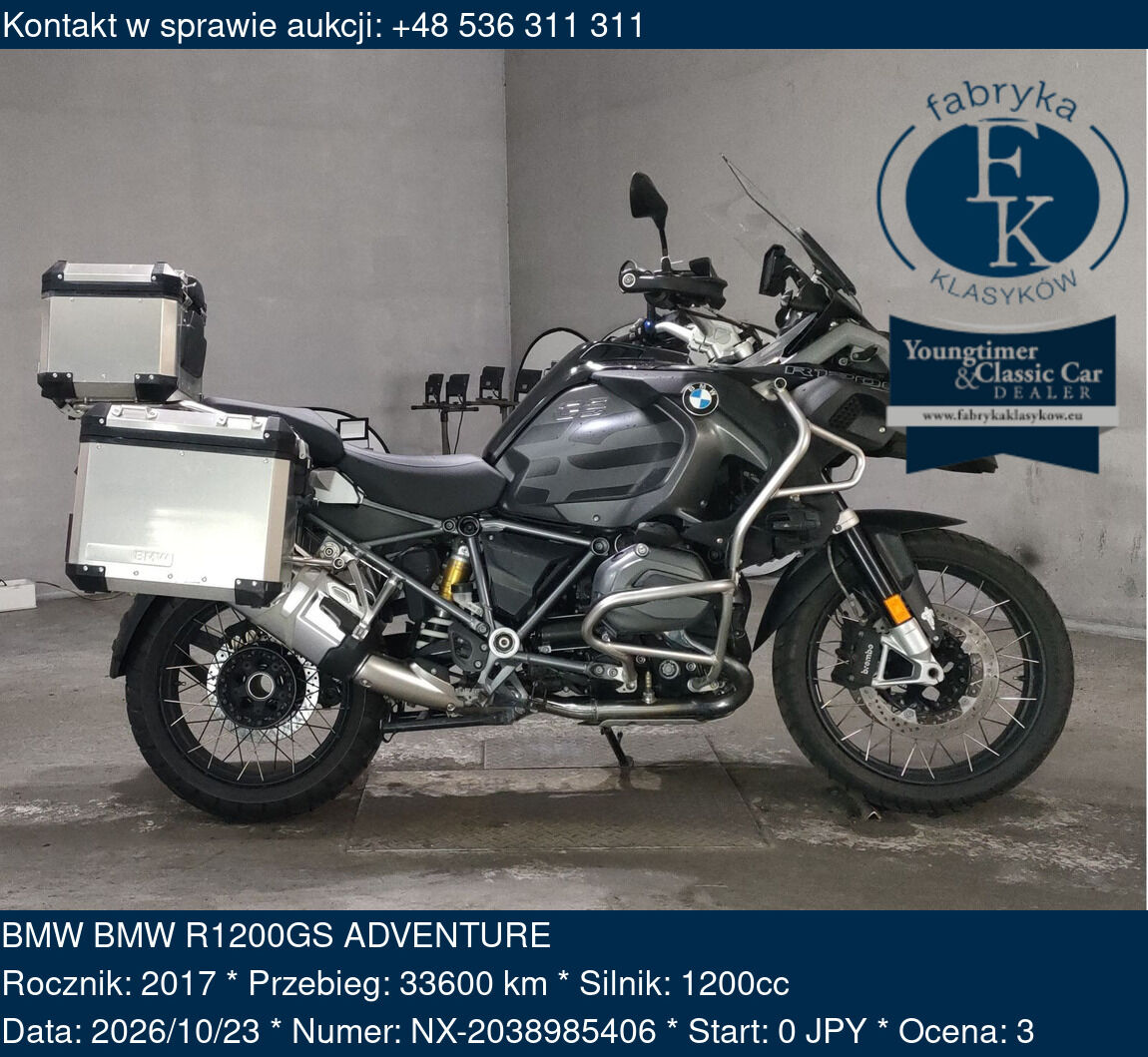 BMW BMW R1200GS ADVENTURE 2017 - zdjęcie 2