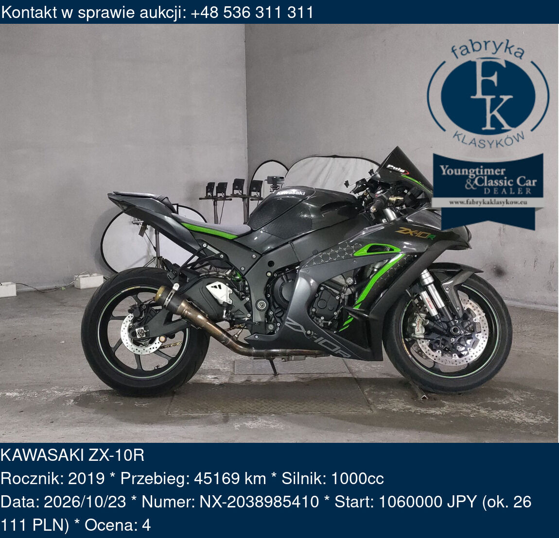 KAWASAKI ZX-10R 2019 - zdjęcie 2