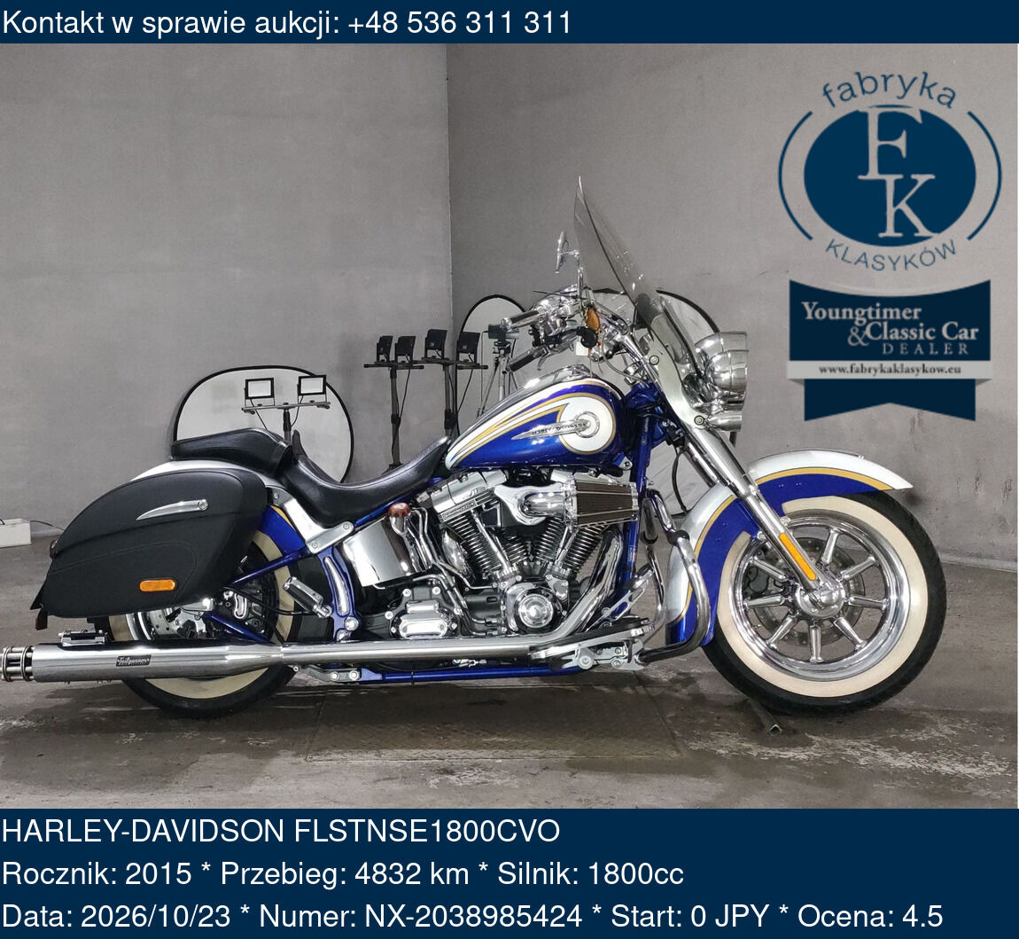 HARLEY-DAVIDSON FLSTNSE1800CVO 2015 - zdjęcie 2