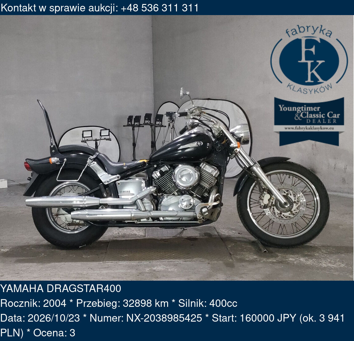 YAMAHA DRAGSTAR400 2004 - zdjęcie 2
