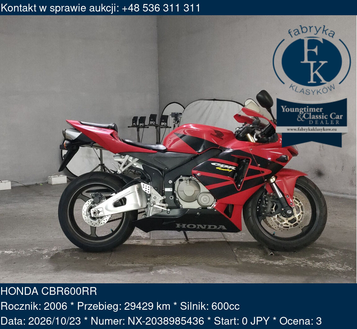HONDA CBR600RR 2006 - zdjęcie 2