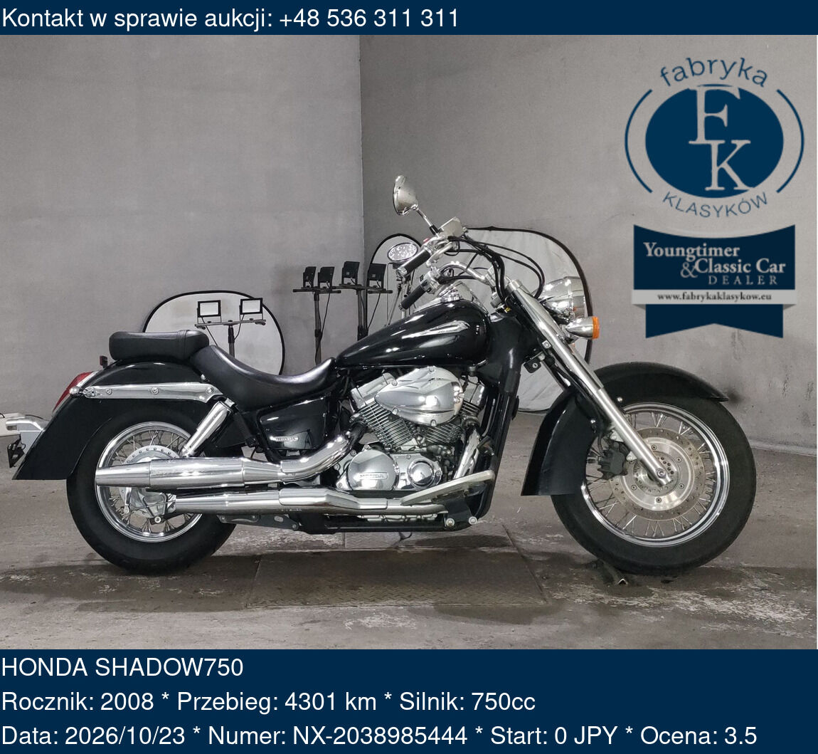 HONDA SHADOW750 2008 - zdjęcie 2