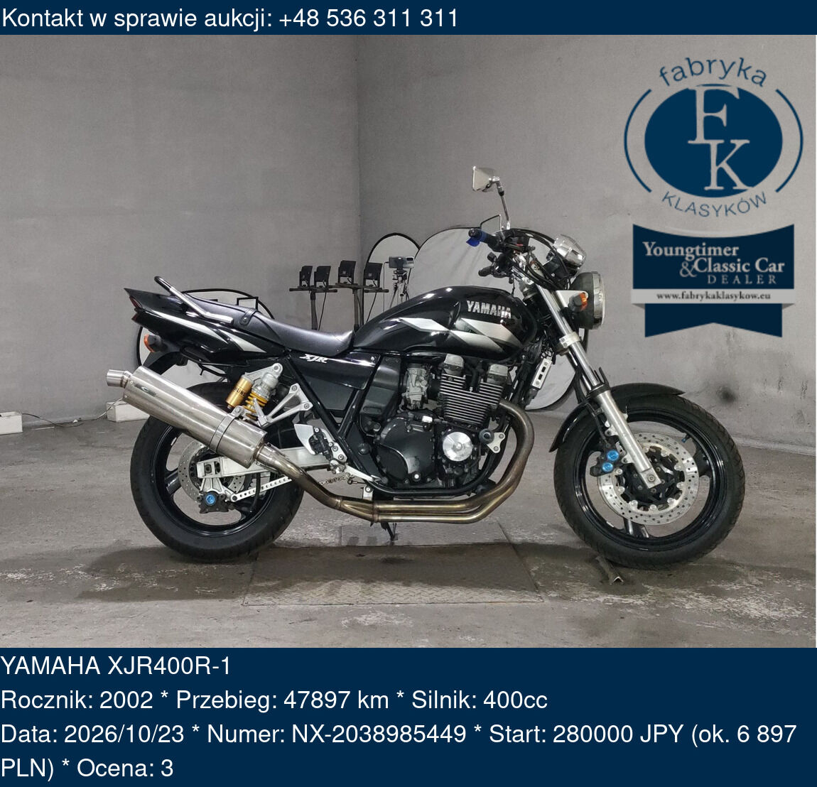 YAMAHA XJR400R-1 2002 - zdjęcie 2