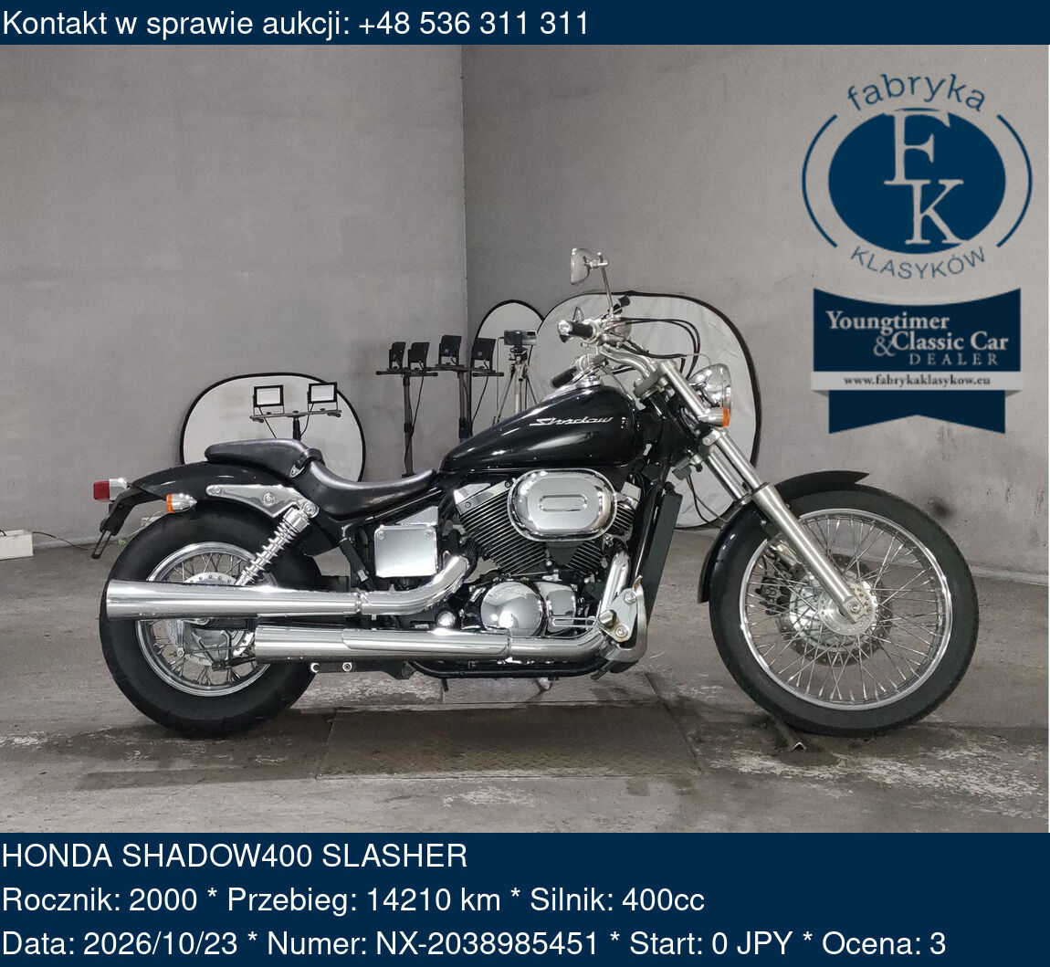 HONDA SHADOW400 SLASHER 2000 - zdjęcie 2