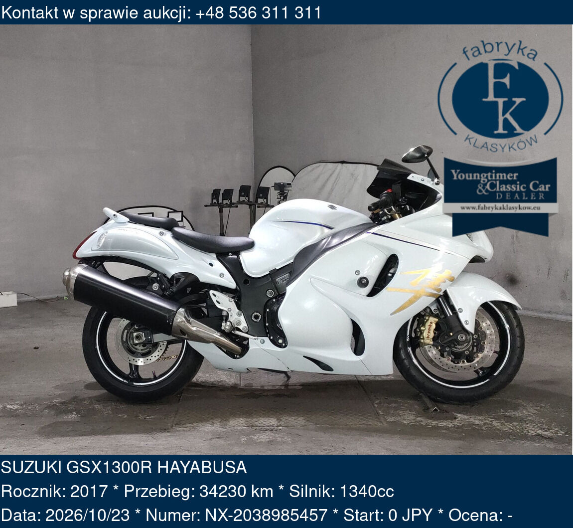 SUZUKI GSX1300R HAYABUSA 2017 - zdjęcie 2