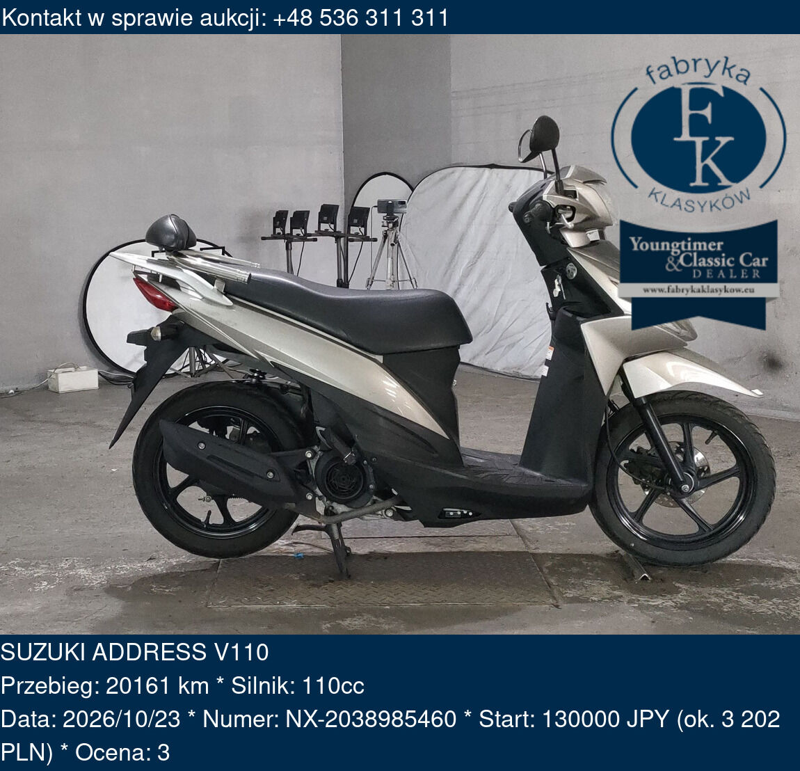SUZUKI ADDRESS V110  - zdjęcie 2