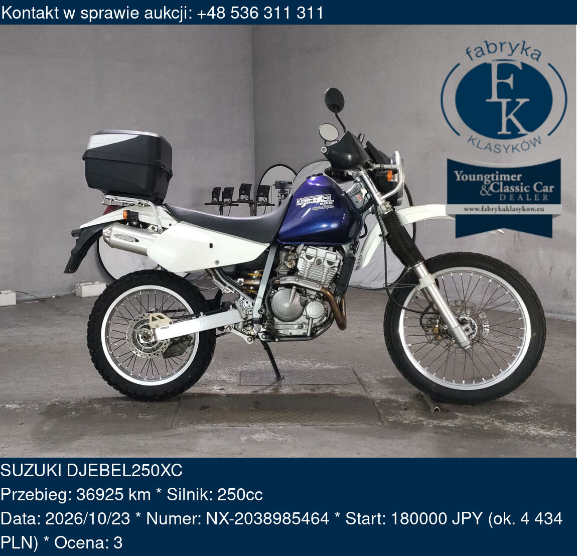 SUZUKI DJEBEL250XC  - zdjęcie 2