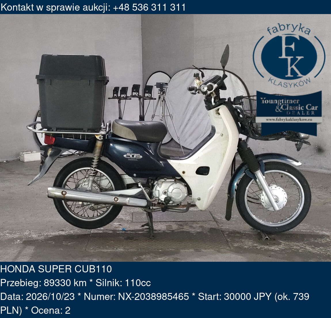 HONDA SUPER CUB110  - zdjęcie 2