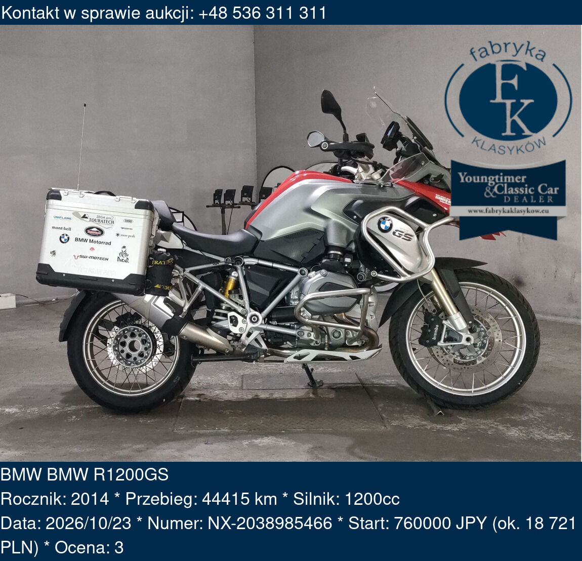 BMW BMW R1200GS 2014 - zdjęcie 3