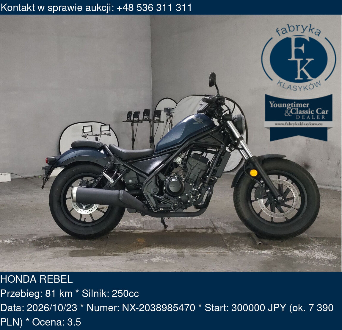 HONDA REBEL  - zdjęcie 2