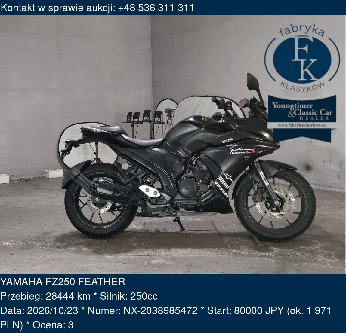 YAMAHA FZ250 FEATHER  - zdjęcie 3