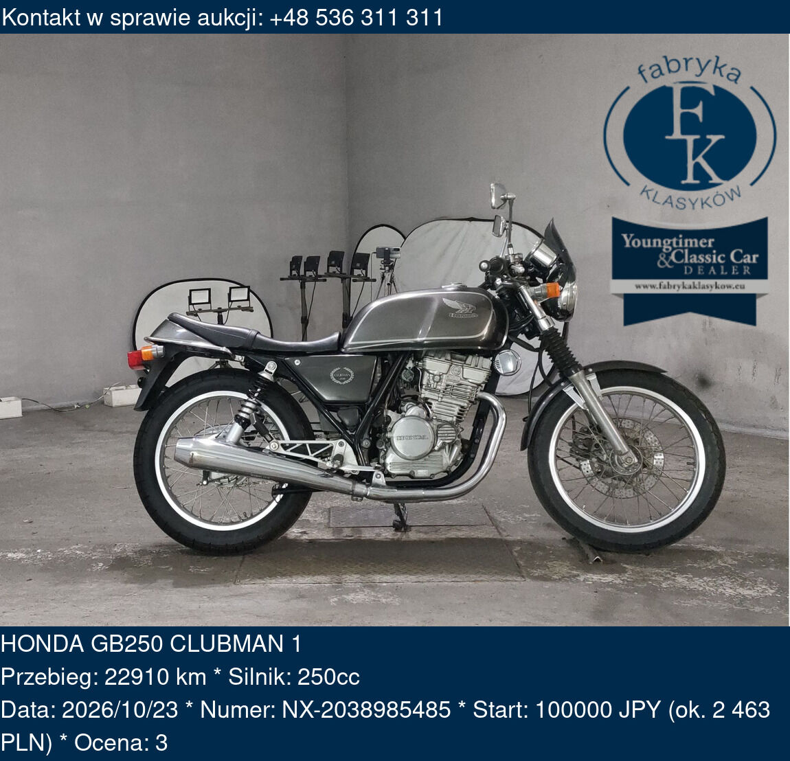 HONDA GB250 CLUBMAN 1  - zdjęcie 2