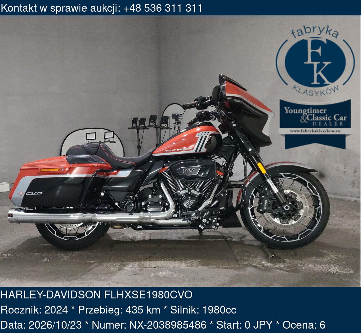 HARLEY-DAVIDSON FLHXSE1980CVO 2024 - zdjęcie 2