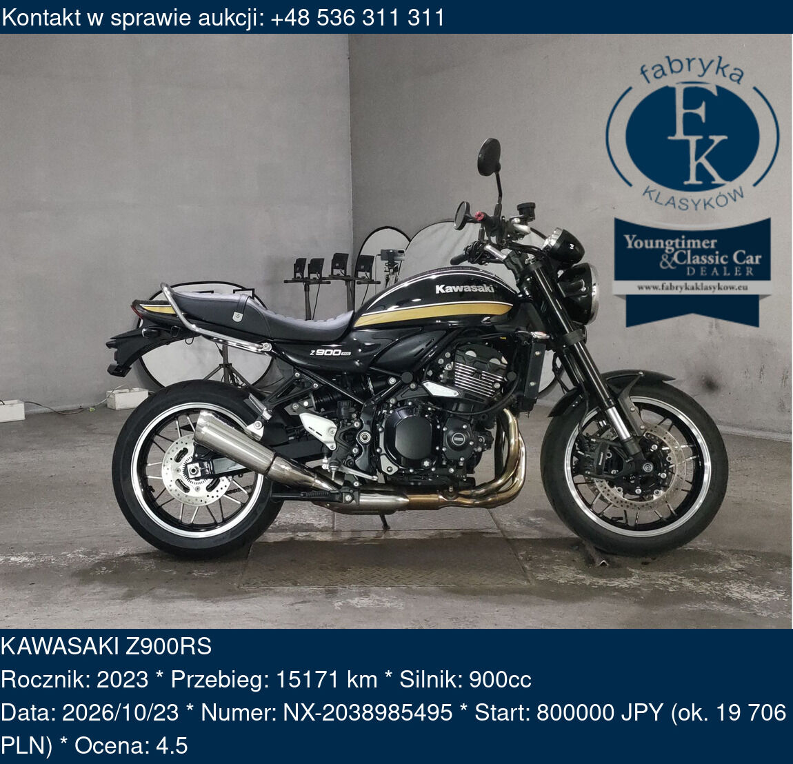 KAWASAKI Z900RS 2023 - zdjęcie 2