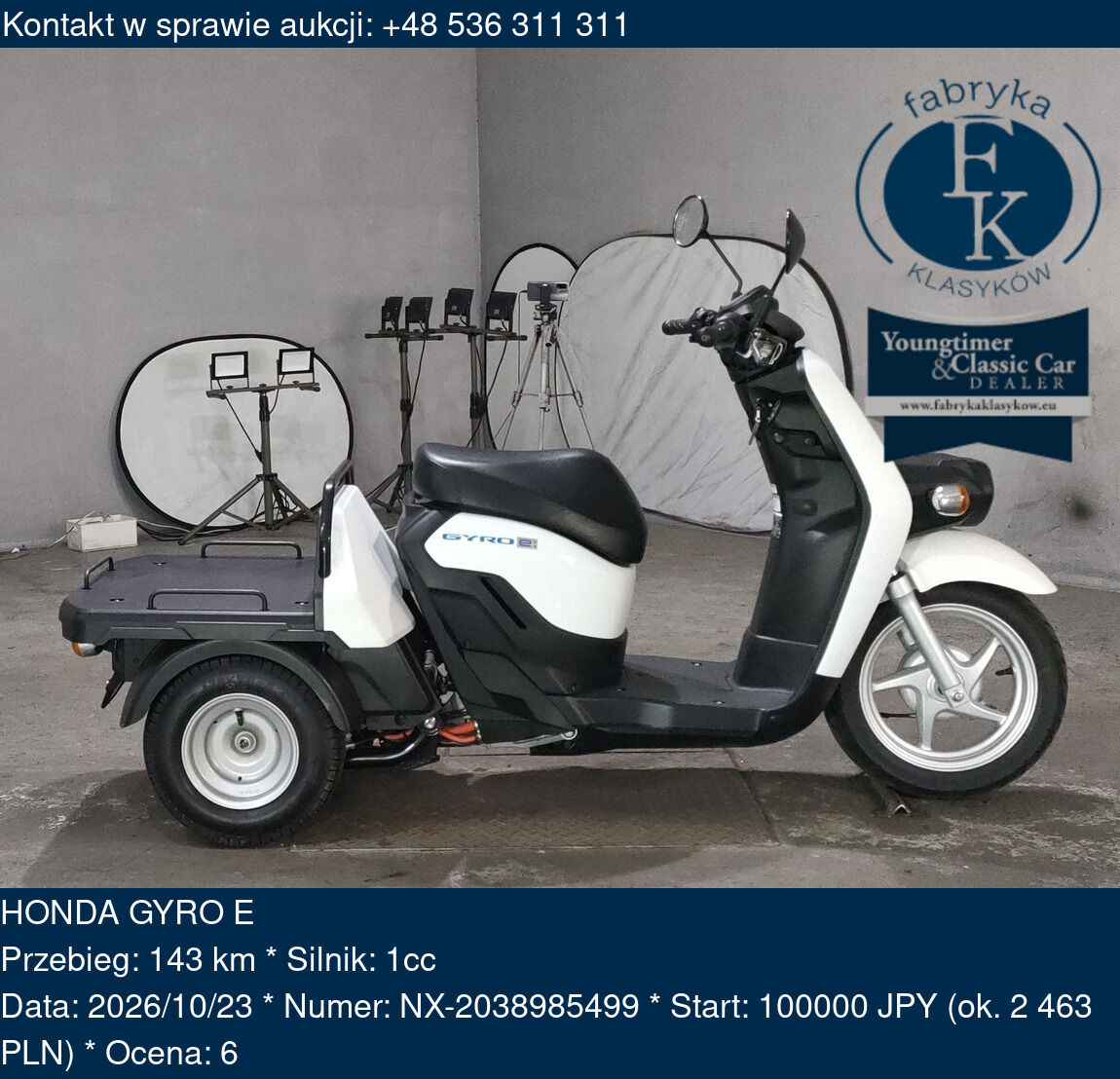 HONDA GYRO E - zdjęcie 2