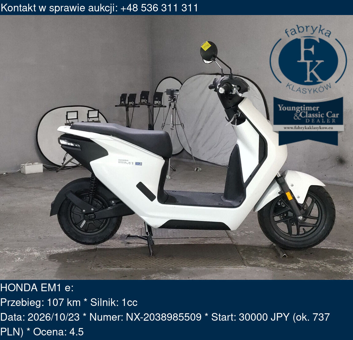 HONDA EM1 e:  - zdjęcie 2