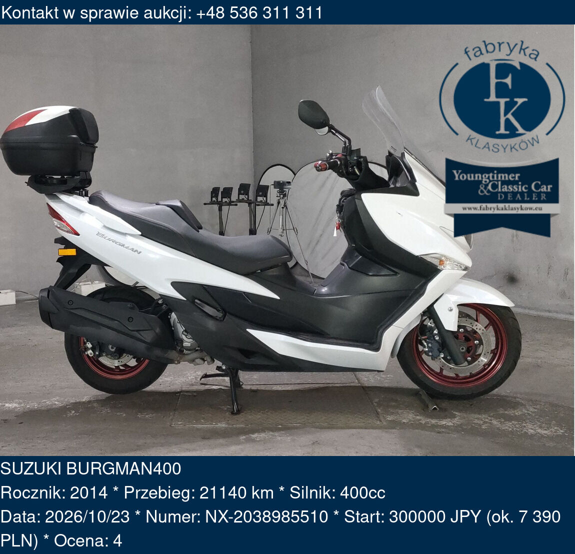SUZUKI BURGMAN400 2014 - zdjęcie 2