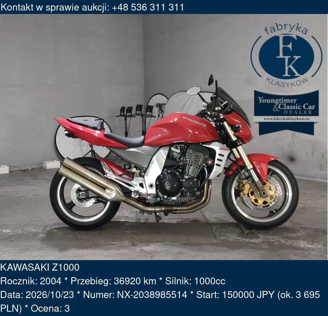 KAWASAKI Z1000 2004 - zdjęcie 2